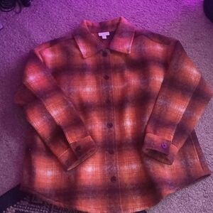 J. Jill Plaid Jacket in Warm Tones